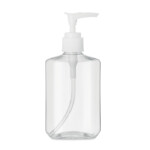 Wiederbefüllbare PET-Flasche mit Pumpdeckel. Fassungsvermögen 200ml.-Transparent-8719941050198