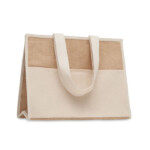 Front mit Segeltuchtasche und Baumwollriemen.-Beige-8719941051072