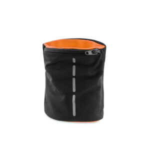 Lycra-Armband mit reflektierendem Band und integrierter Reißverschlusstasche.-Orange-8719941032767-1