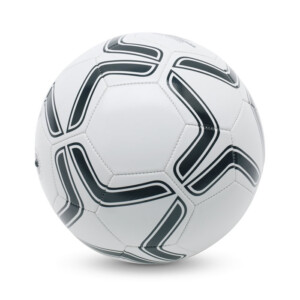 Fußball aus PVC-Material. Entspricht der offiziellen Größe 5.-weiß schwarz-8719941019751