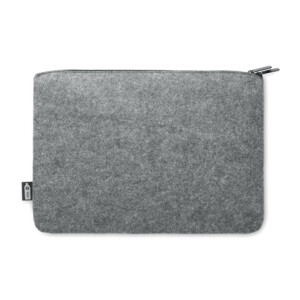 14-Zoll-Laptoptasche aus RPET-Filz mit Fronttasche mit Reißverschluss.-Grau-8719941055780-3