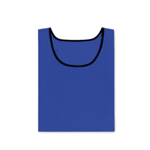 Polyester-Sportlatz mit verstärktem Ausschnitt und Armlöchern und elastischen Seiten.-Blau-8719941036567-1