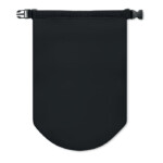 Wasserdichte PVC-Tasche. Fassungsvermögen 10 l. Kommt mit einem verstellbaren Schultergurt.-Schwarz-8719941025837