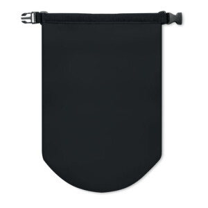 Wasserdichte PVC-Tasche. Fassungsvermögen 10 l. Kommt mit einem verstellbaren Schultergurt.-Schwarz-8719941025837