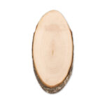 Planche à  découper ovale en bois avec écorce-Bois-8719941026834-1